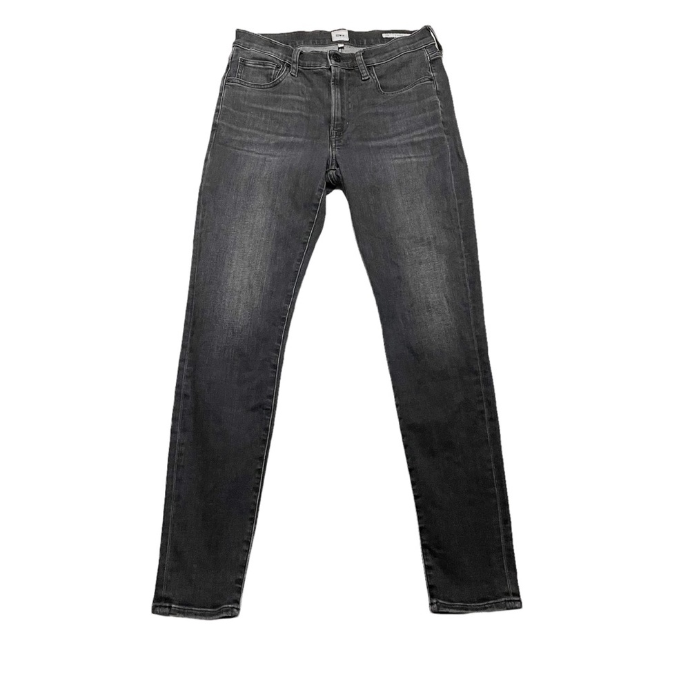 Edwin Pixie 9” Mid Rise Skinny Grey Wash Skinny Jeans Casual Streetwear Size 26